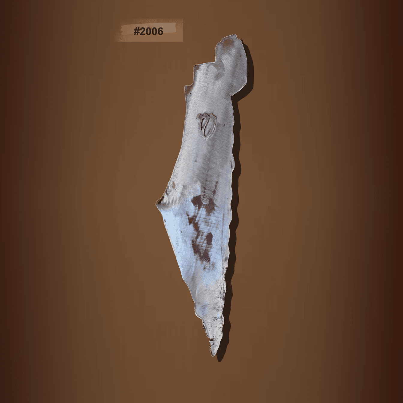 Missile Shrapnel Mezuzah # 2006